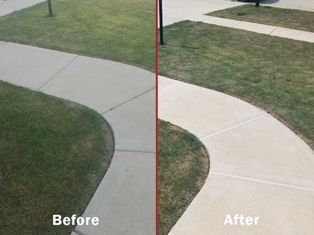 Before and After - Joint Caulking